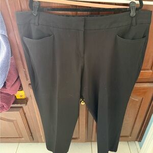 Lane Bryant Lena Black Women's Pull-On Straight Leg Pants 22w
